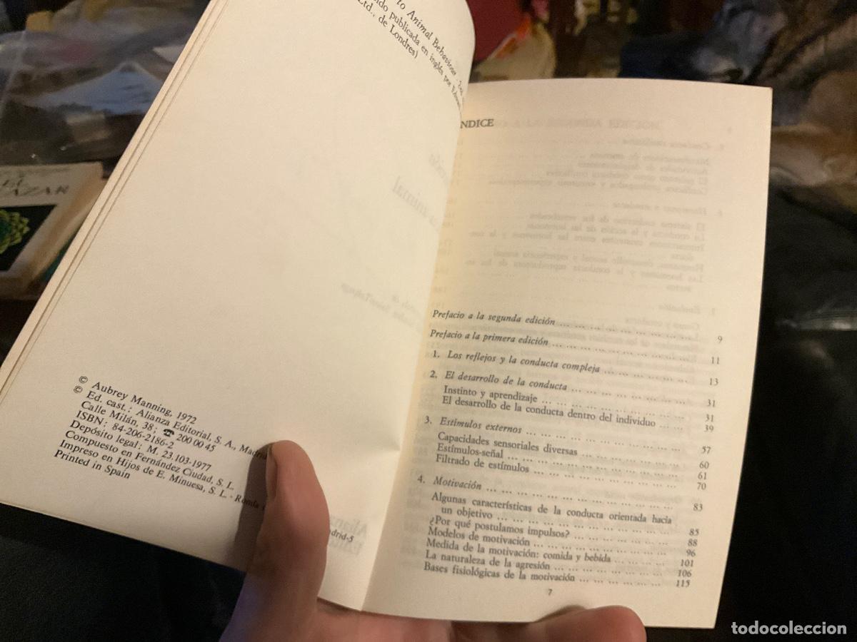 Libros de segunda mano: Introduccion a la conducta animal - Aubrey Manning - Foto 2
