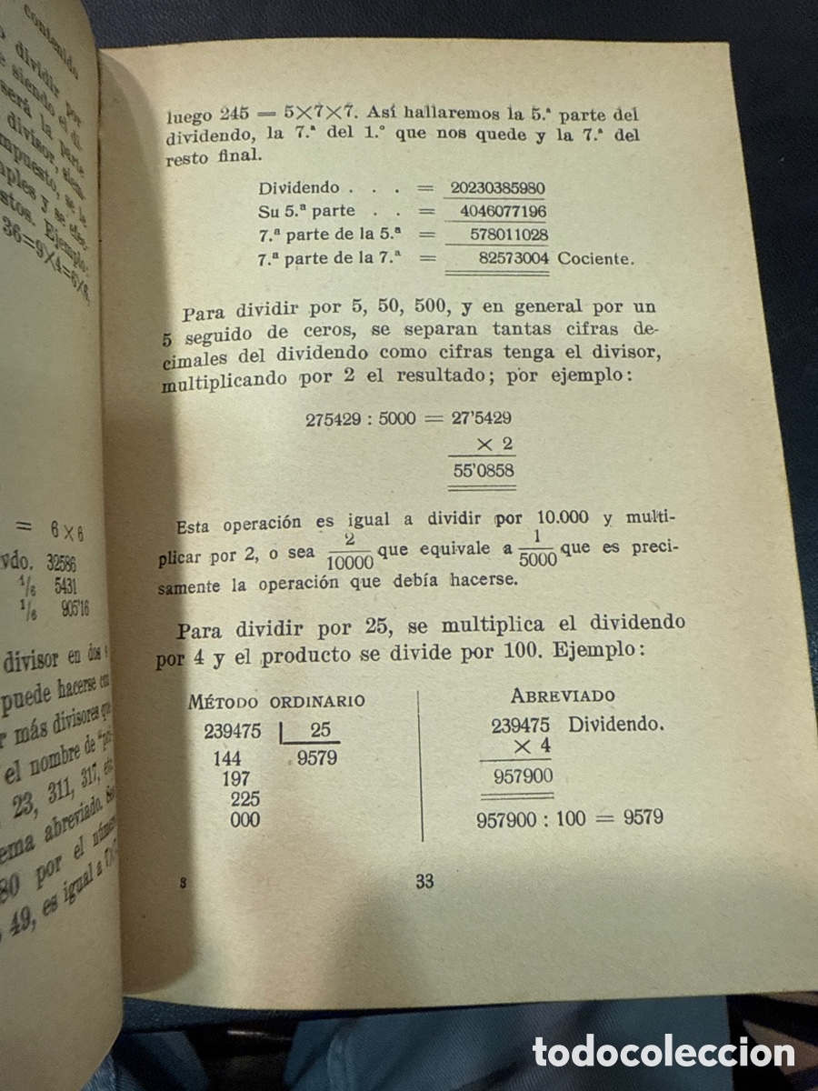 Libros de segunda mano de ciencias: COTS TR&Iacute;AS, Antonio. Manual pr&aacute;ctico de c&aacute;lculos abreviados - Foto 2