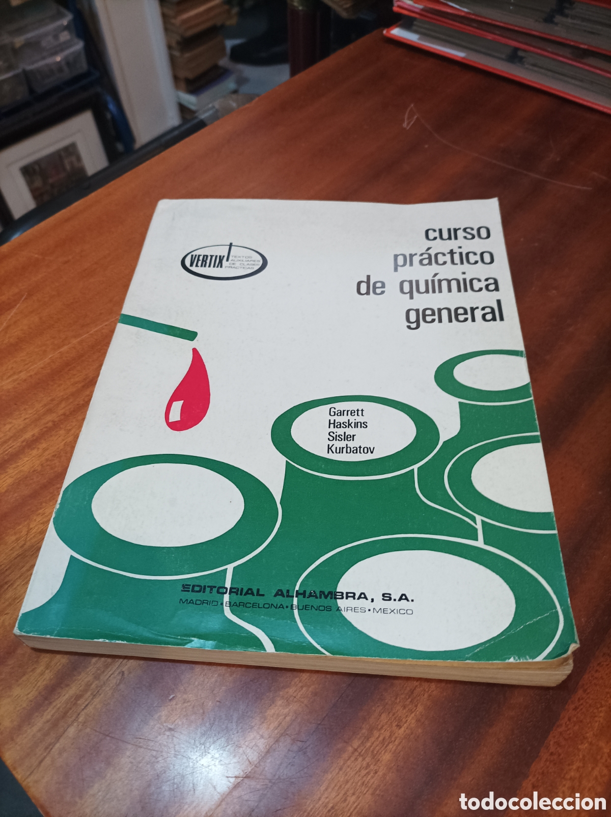 Libros de segunda mano de ciencias: CURSO PR&Aacute;CTICO DE QU&Iacute;MICA GENERAL.(VERTIX.EDITORIAL ALHAMBRA S.A. - Foto 1