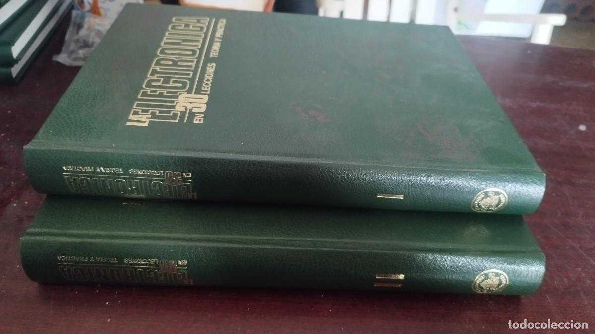 Libros de segunda mano de ciencias: LA ELECTRONICA EN 30 LECCIONES TEORIA Y PRACTICA - 2 TOMOS - MARCOMBO - Foto 1