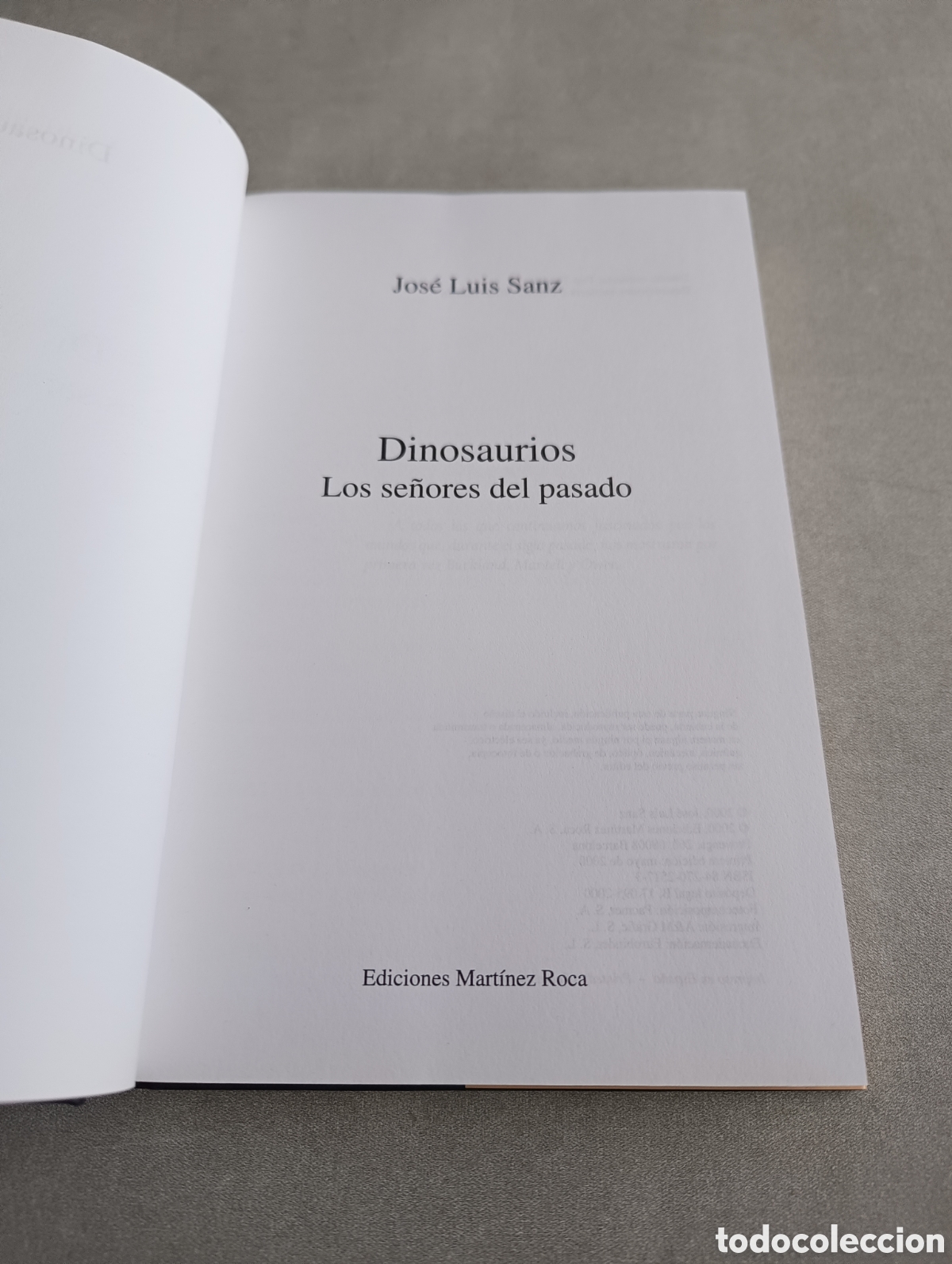 Libros de segunda mano: Dinosaurios. Los se&ntilde;ores del pasado. Jos&eacute; Luis Sanz. - Foto 4