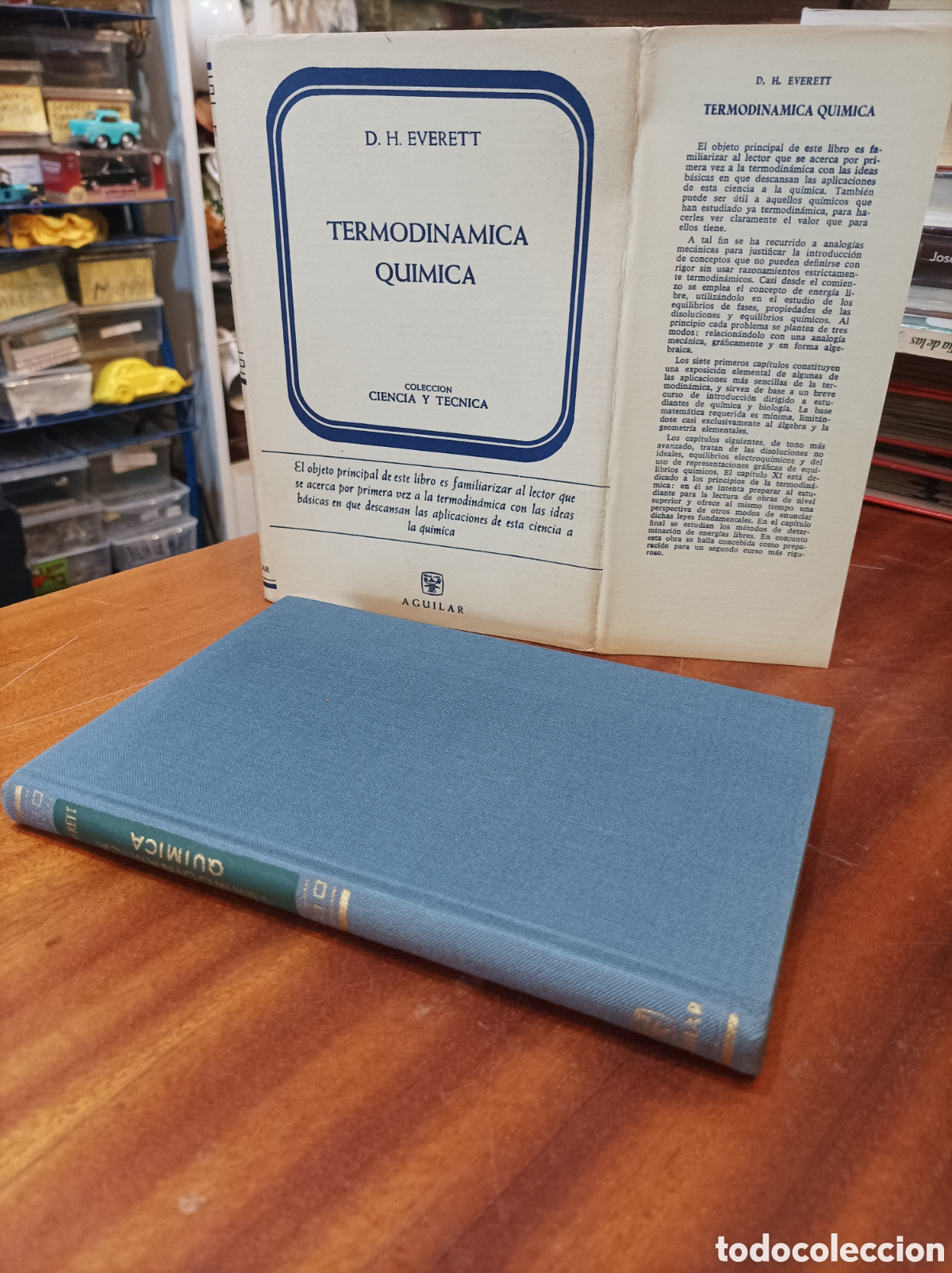Libros de segunda mano de ciencias: TERMODIN&Aacute;MICA QU&Iacute;MICA.D.H.EVERETT.EDITORIAL AGUILAR. - Foto 1