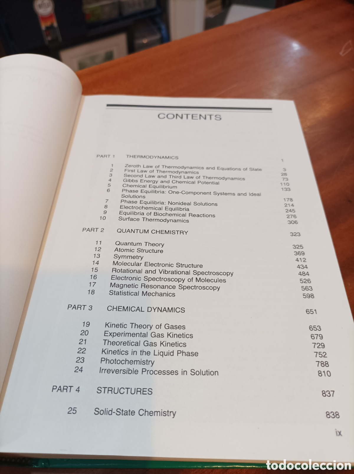 Libros de segunda mano de ciencias: PHYSICAL CHEMISTRY.ROBERT A.ALBERTY.1987 - Foto 2