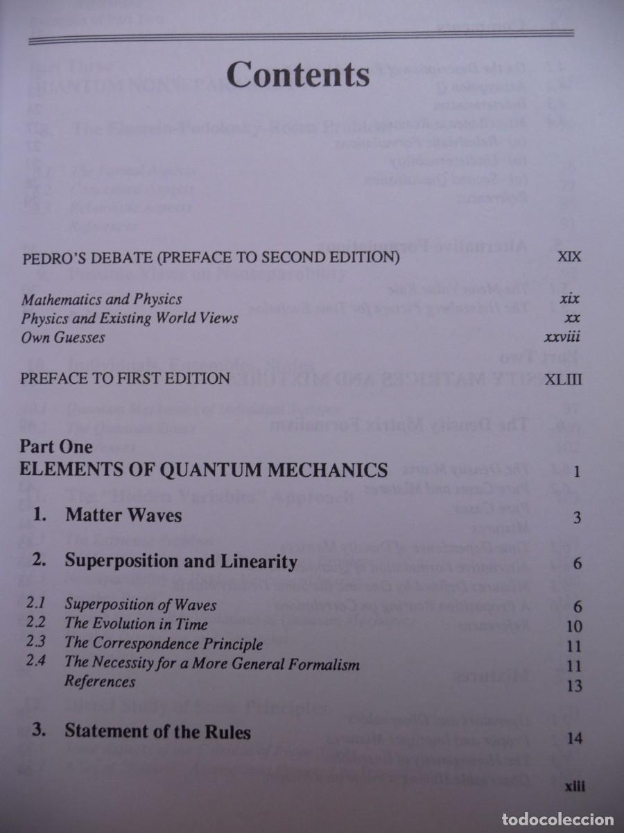 Libros de segunda mano de ciencias: CONCEPTUAL FOUNDATIONS OF QUANTUM MECHANICS. DEspagnat, Bernard - Foto 2