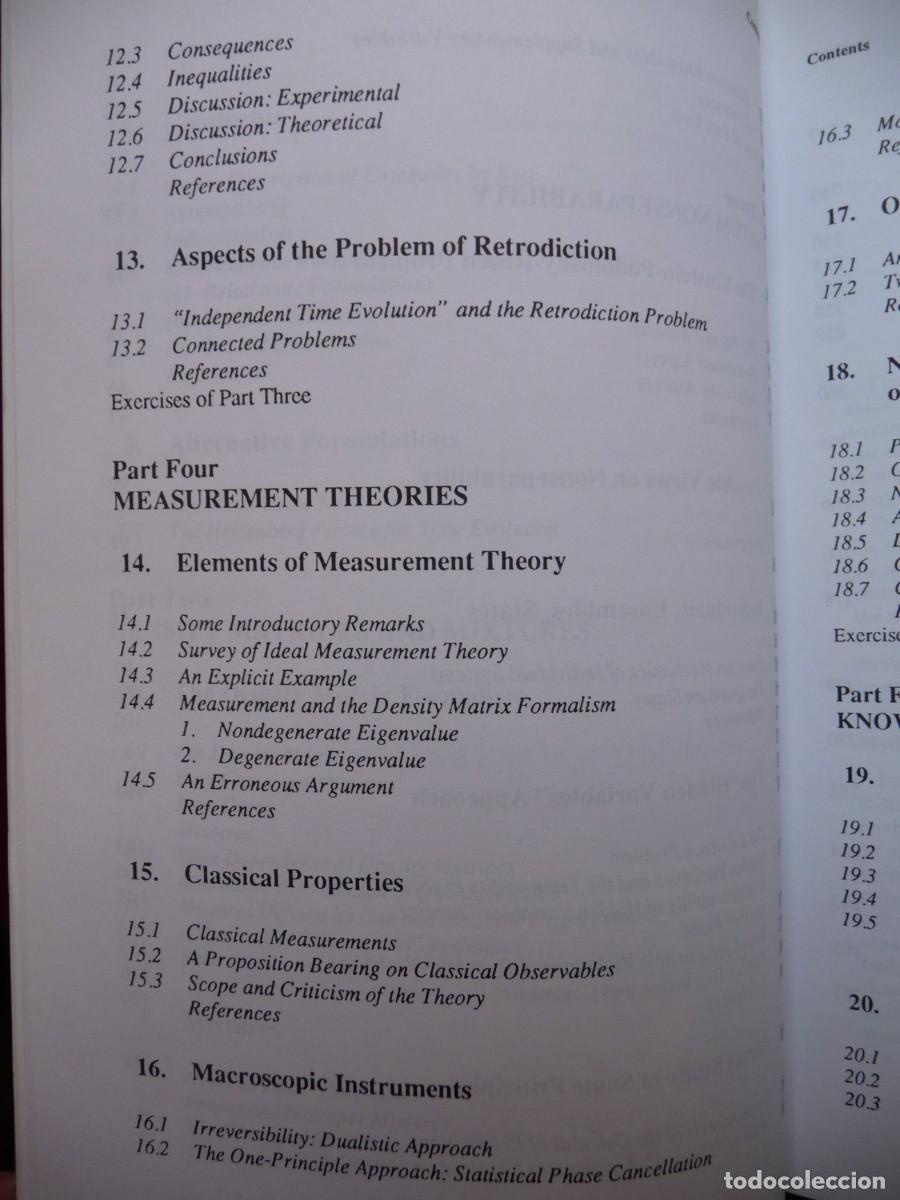 Libros de segunda mano de ciencias: CONCEPTUAL FOUNDATIONS OF QUANTUM MECHANICS. DEspagnat, Bernard - Foto 3