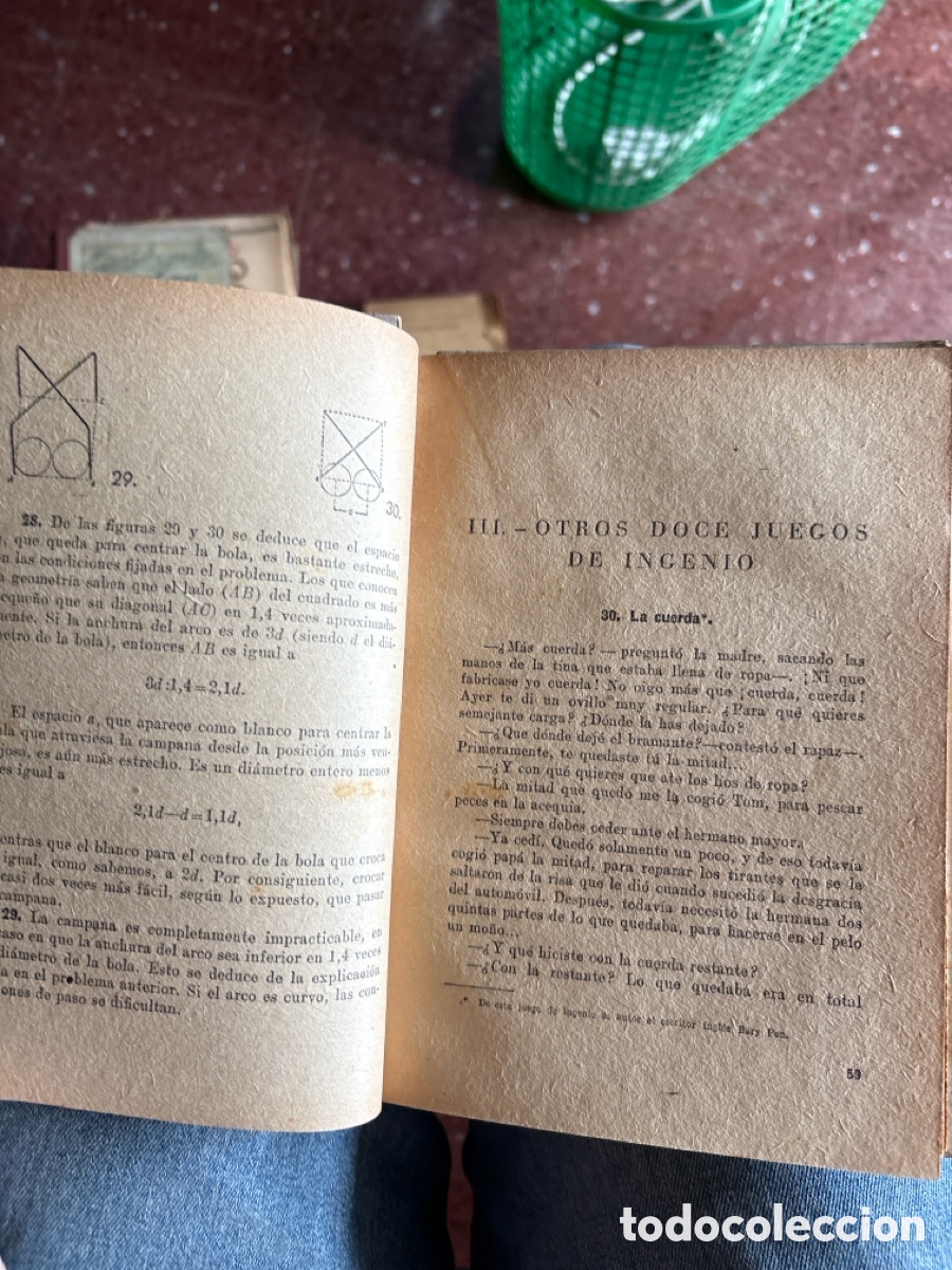 Libros de segunda mano de ciencias: Antiguo libro MATEM&Aacute;TICAS ANIMADAS &ndash; Y. I. PERELMAN &ndash; Editorial Estrella 1938 - Foto 4