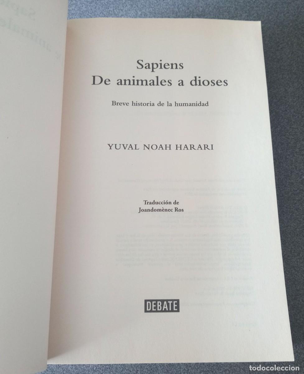 Libros de segunda mano: Sapiens De Animales A dioses Yuval Noah Harari - Foto 3