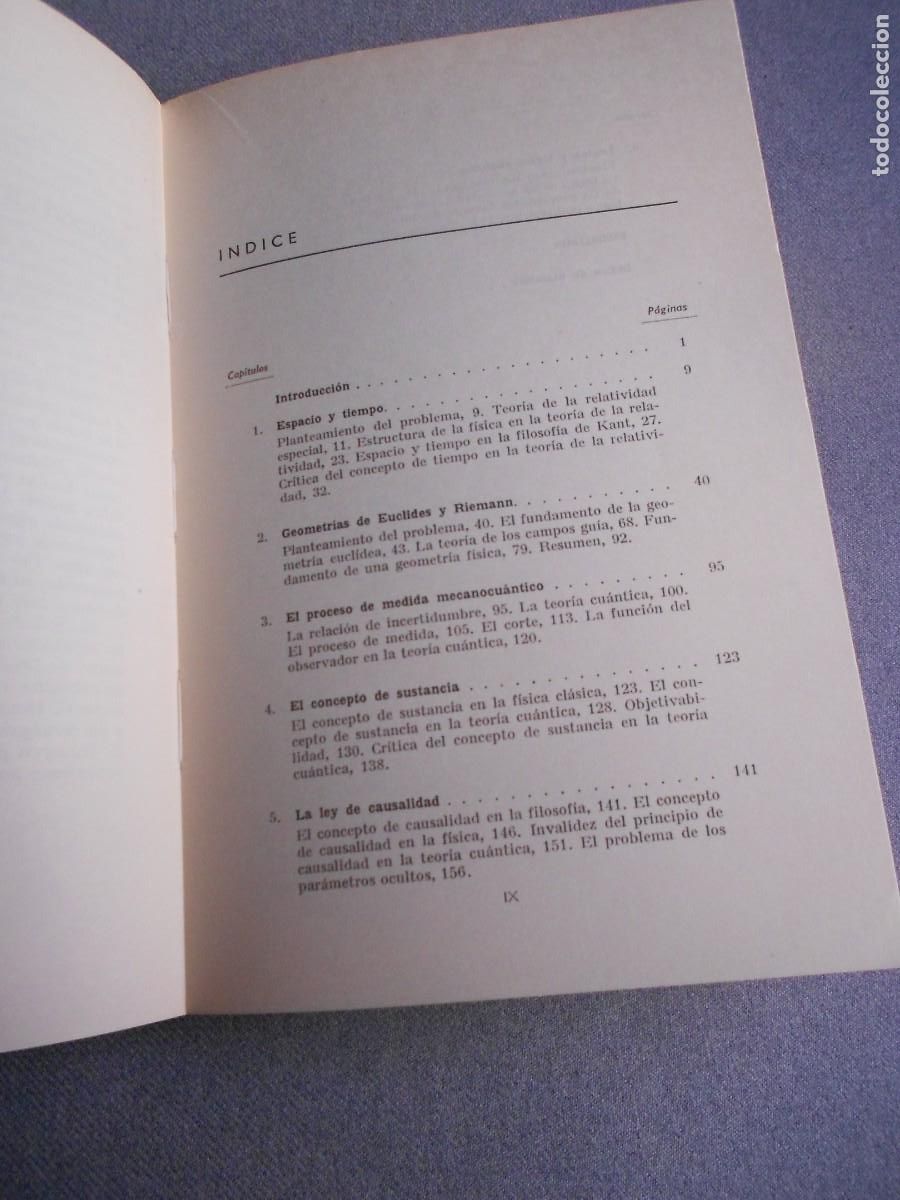 Libros de segunda mano de ciencias: PROBLEMAS FILOSOFICOS DE LA FISICA MODERNA - Foto 3