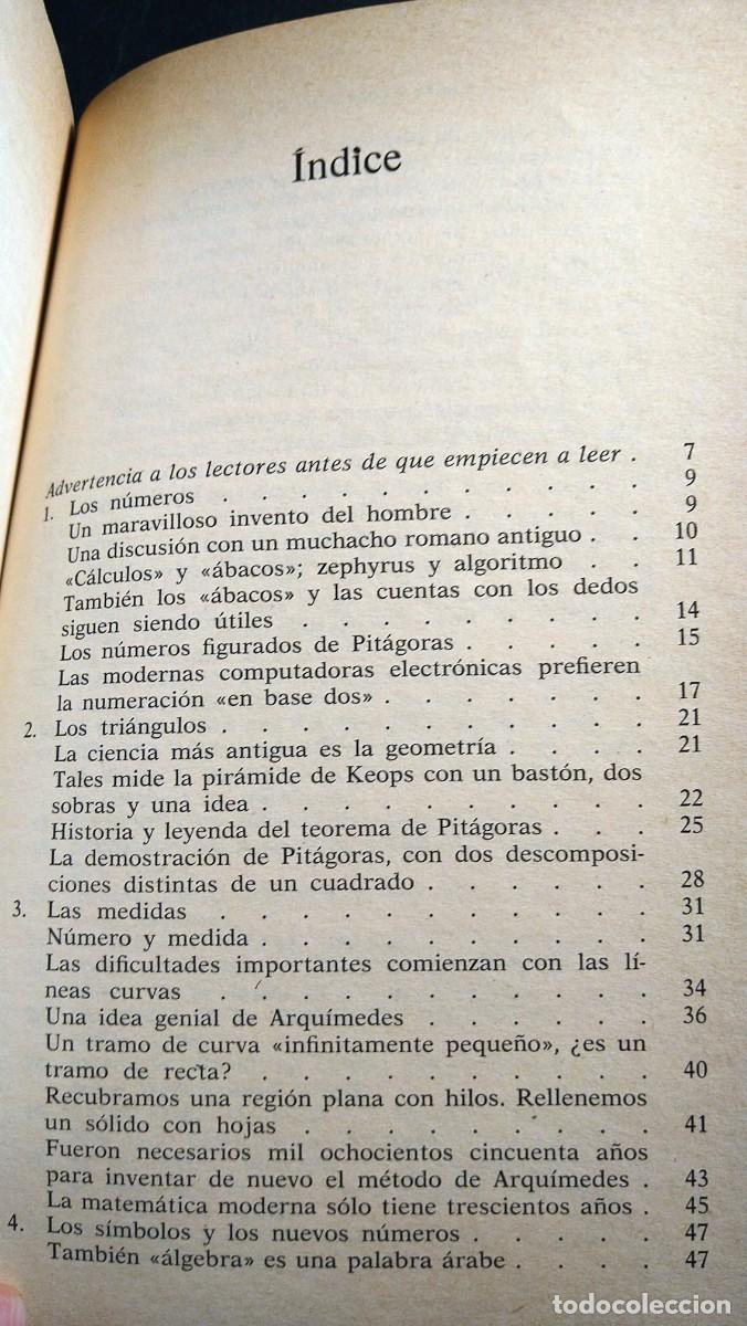 Libros de segunda mano de ciencias: LA MATEM&Aacute;TICA DE PITAGORAS A NEWTON - LUCIO LOMBRADO RADICE - Foto 3