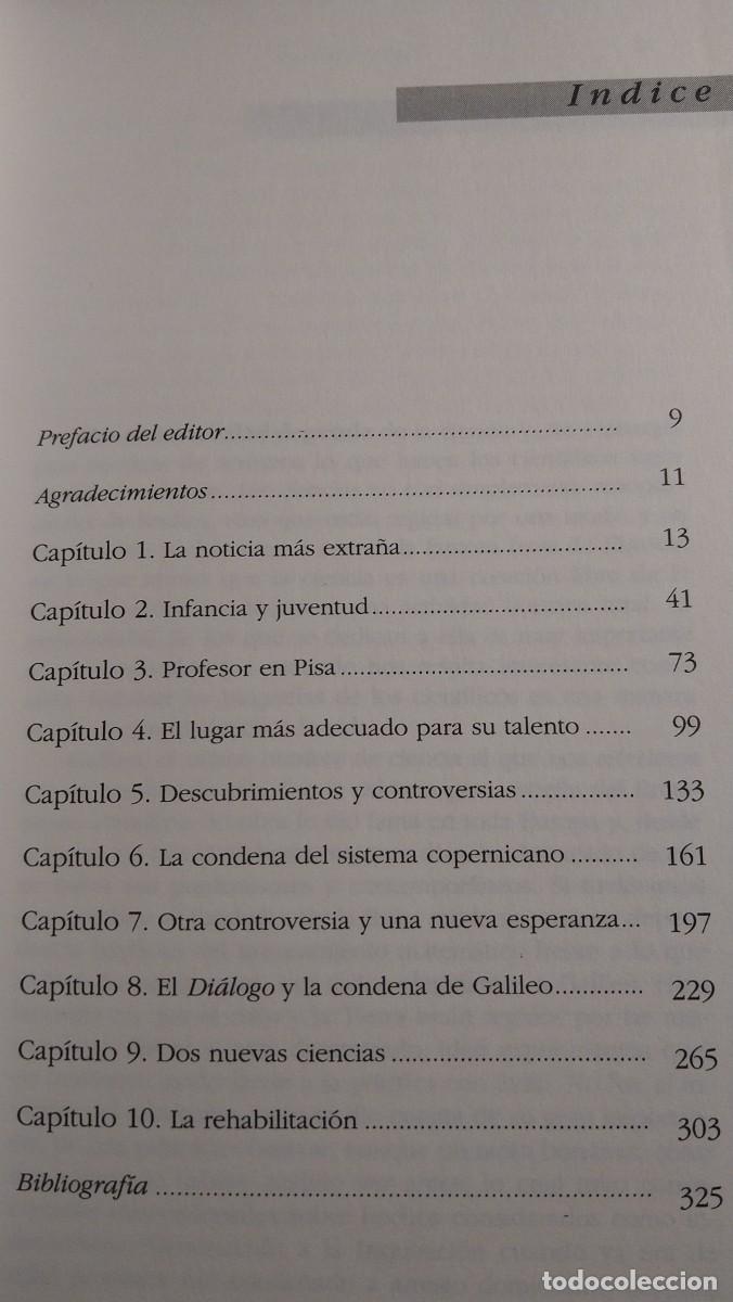 Libros de segunda mano de ciencias: GALILEO. EL DESAF&Iacute;O DE LA VERDAD - MICHAEL SHARRATT - Foto 5