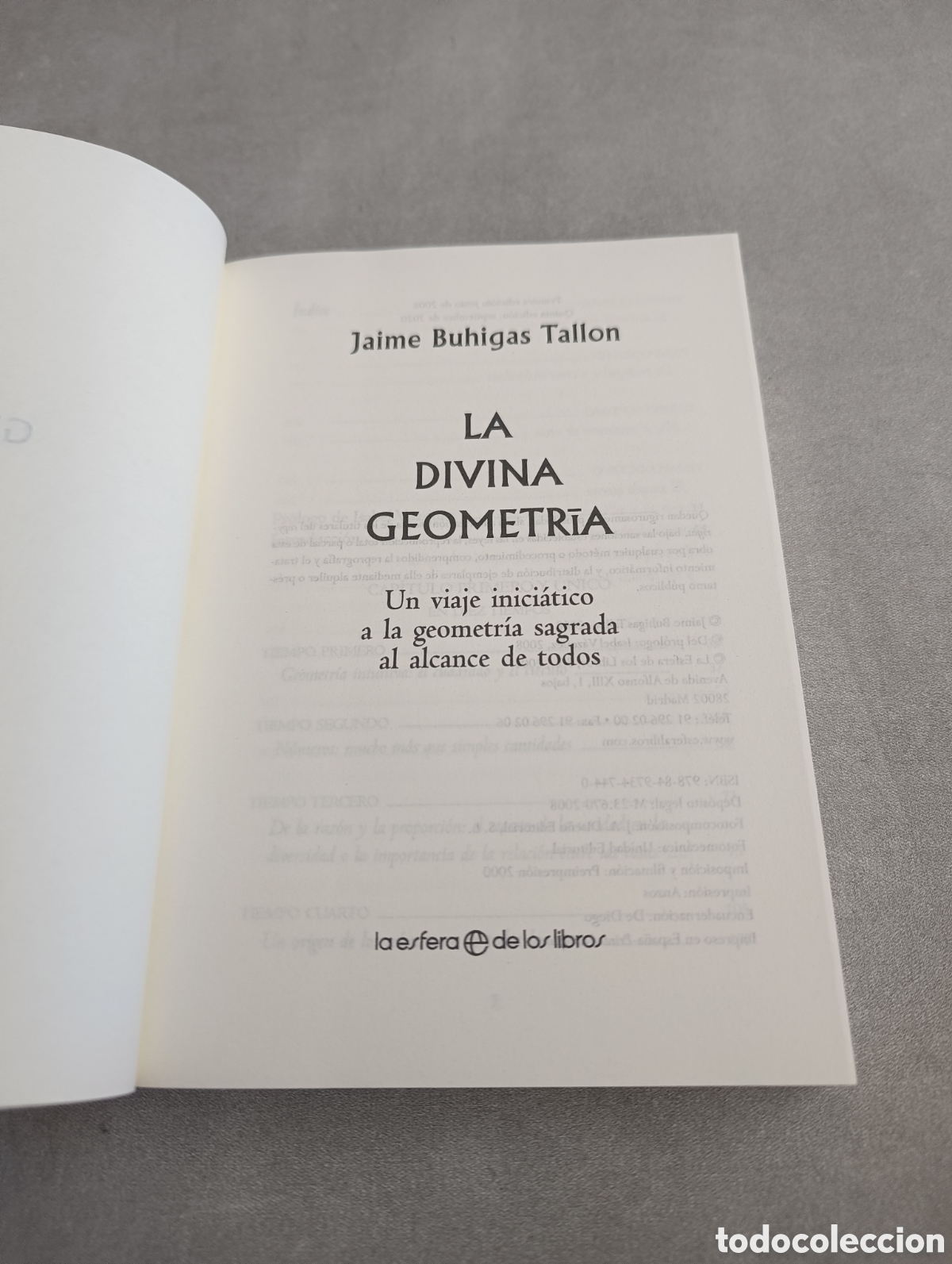 Libros de segunda mano de ciencias: LA DIVINA GEOMETRIA - JAIME BUHIGAS TALLON - Foto 4