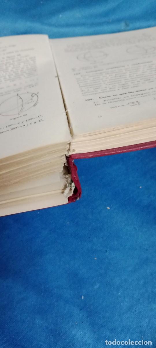 Libros de segunda mano de ciencias: TRIGONOMETRIA RECTILINEA Y ESF&Eacute;RICA. IGNACIO FOSSI GUTIERREZ. DOSSAT. 1961. 5&ordf; EDICIONES LIBRO E-AND - Foto 5