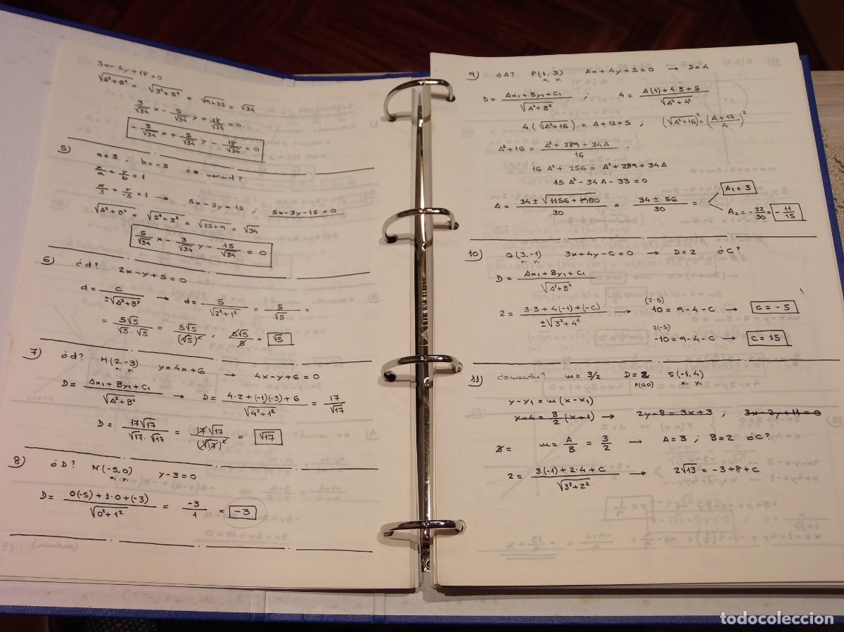 Libros de segunda mano de ciencias: CARPETA DE MATEM&Aacute;TICAS - EJERCICIOS RESUELTOS - F. P. Y SECUNDARIA. - Foto 5