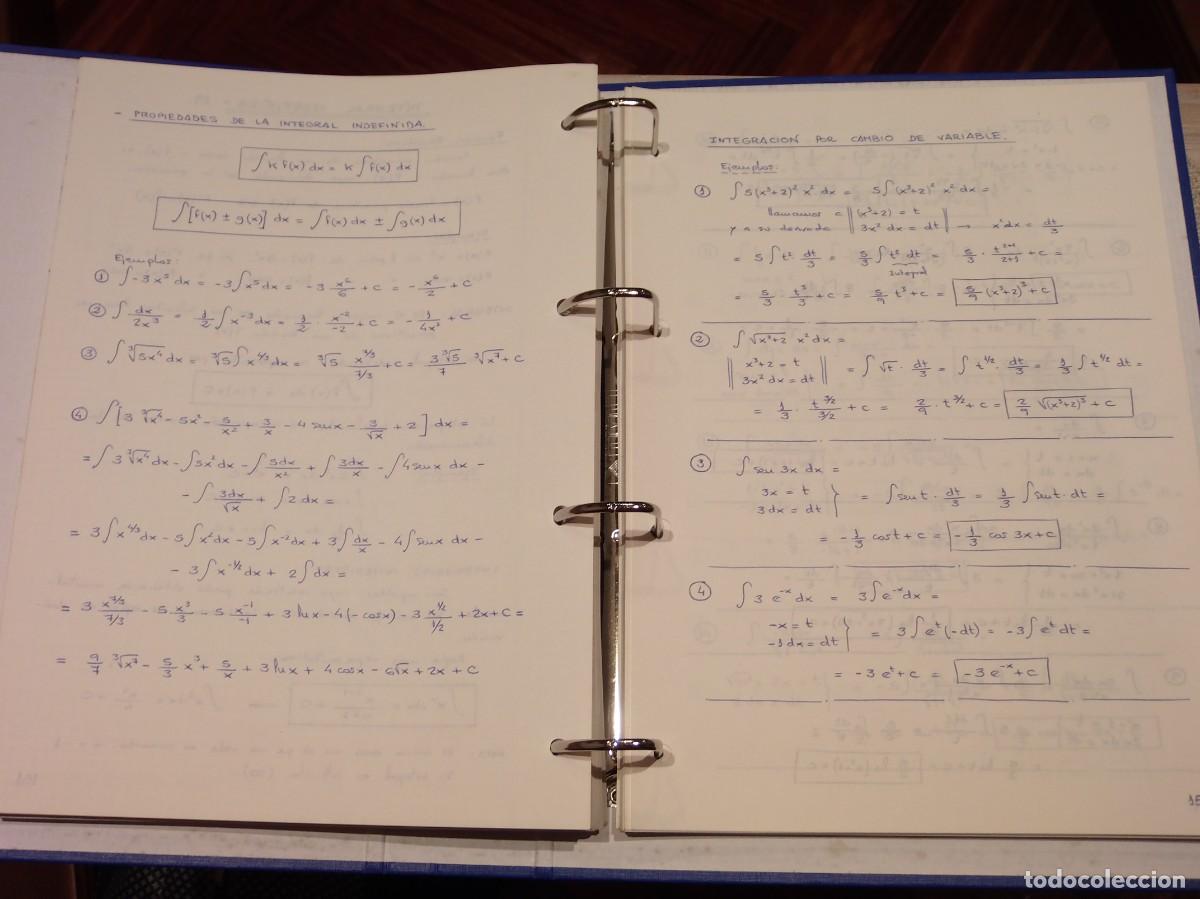 Libros de segunda mano de ciencias: CARPETA DE MATEM&Aacute;TICAS - EJERCICIOS RESUELTOS - F. P. Y SECUNDARIA. - Foto 8