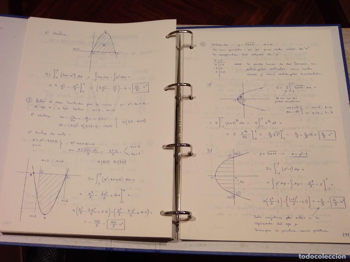 Libros de segunda mano de ciencias: CARPETA DE MATEM&Aacute;TICAS - EJERCICIOS RESUELTOS - F. P. Y SECUNDARIA. - Foto 9