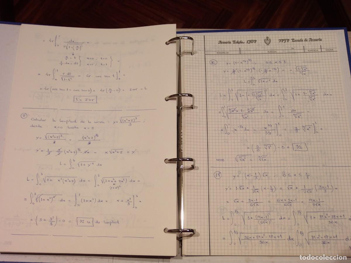 Libros de segunda mano de ciencias: CARPETA DE MATEM&Aacute;TICAS - EJERCICIOS RESUELTOS - F. P. Y SECUNDARIA. - Foto 10