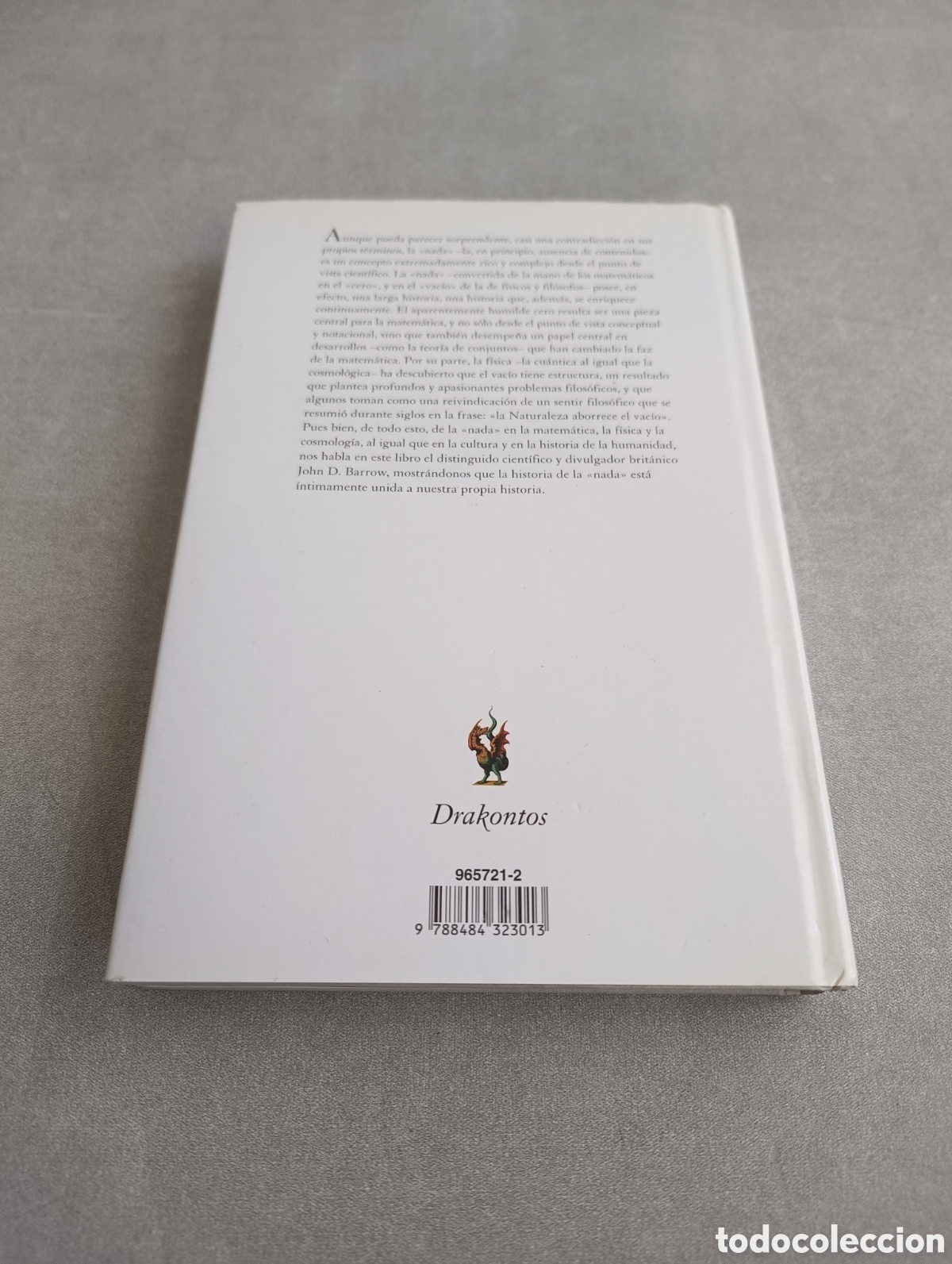 Libros de segunda mano de ciencias: El libro de la nada. John D. Barrow - Foto 3