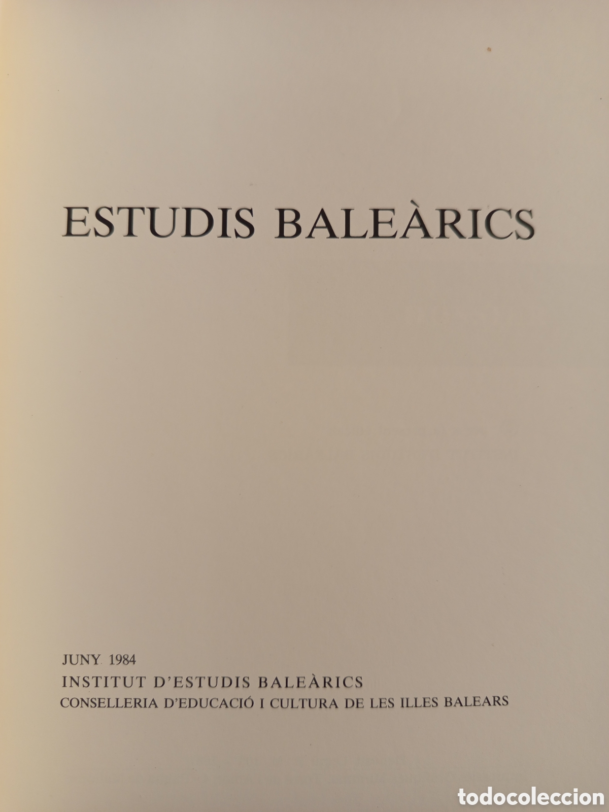 Libros de segunda mano: ESTUDIS BALEARICS N&deg; 13 (DOSSIER CENTENARI MENDEL) - Foto 2