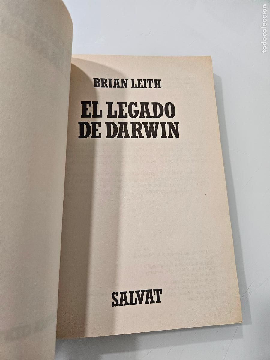 Libros de segunda mano: BIBLIOTECA CIENTIFICA SALVAT N&ordm; 38 - El legado de Darwin &ndash; Brian Leith - Foto 3
