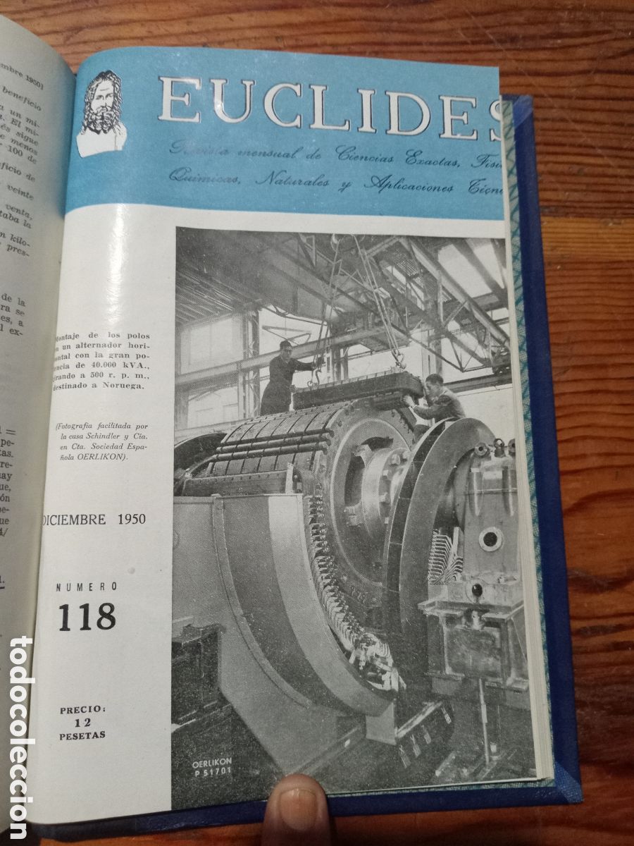 Libros de segunda mano de ciencias: Euclides volumen X a&ntilde;o 1950 - Foto 1
