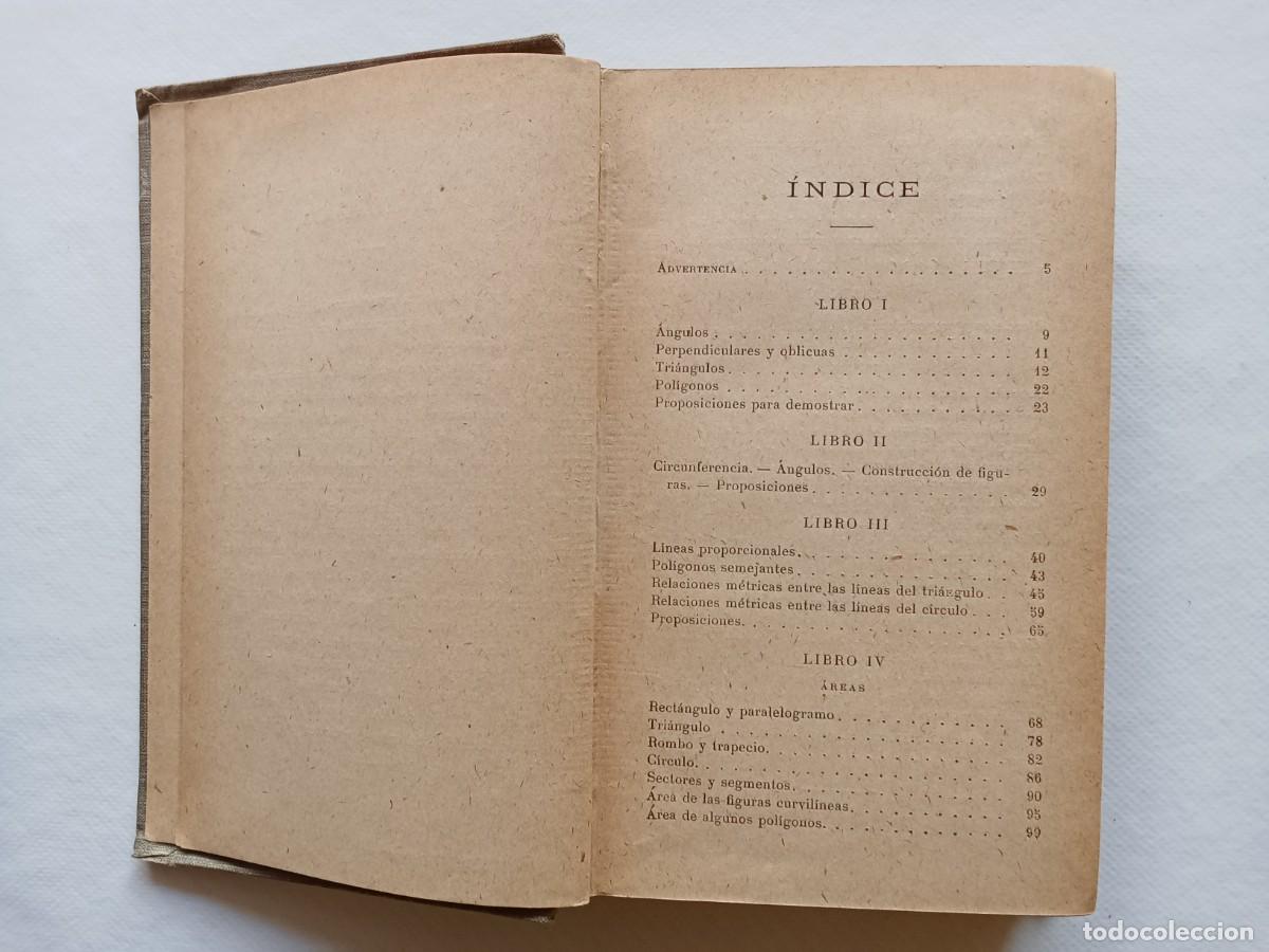 Libros de segunda mano de ciencias: GEOMETRIA Curso Superior con numerosos ejercicios CLAVE PARA EL MAESTRO Bru&ntilde;o - Foto 3