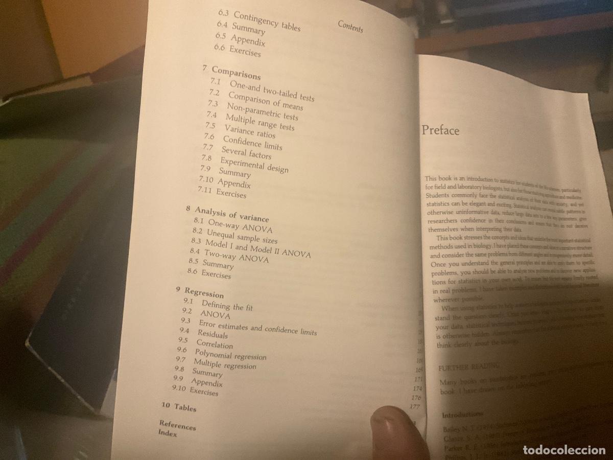 Libros de segunda mano: Biostatistics: Concepts and Applications for Biologists Brian Williams - Foto 3