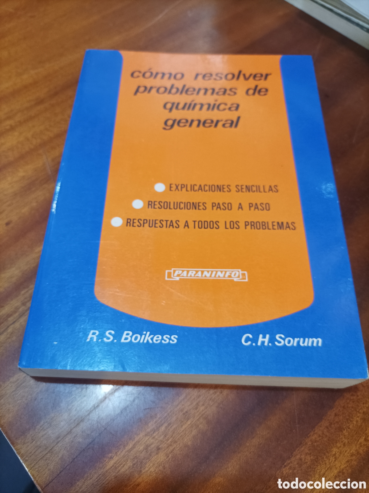 Libros de segunda mano de Ciencias: COMO RESOLVER PROBLEMAS DE QU&Iacute;MICA GENERAL.R.S.BOIKESS/C.H.SORUM..PARANINFO1987