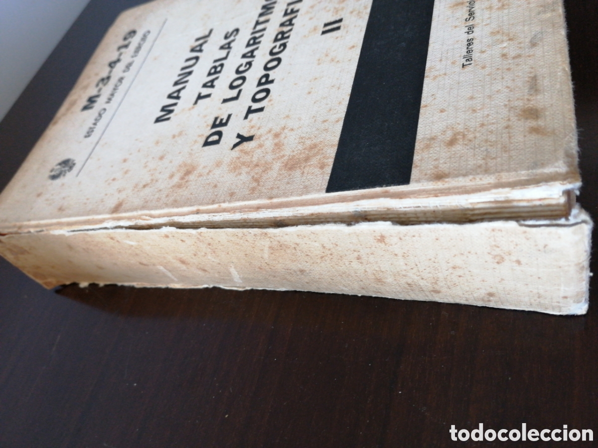 Libros de segunda mano de ciencias: Manual tablas de logaritmos y topogr&aacute;ficas - Foto 2