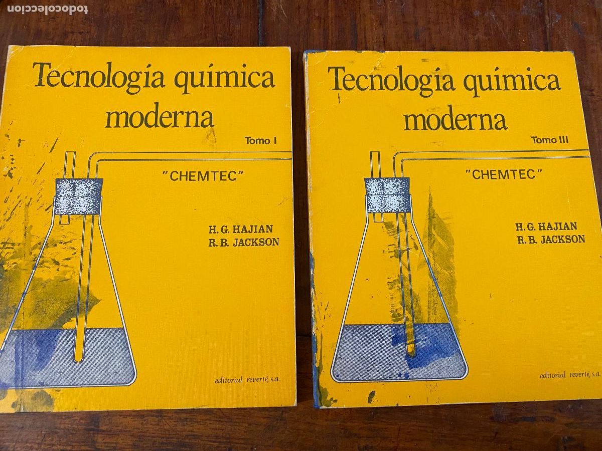 Libros de segunda mano de Ciencias: TECNOLOGIA QUIMICA MODERNA &rdquo;CHEMTEC&rdquo;. TOMO I y II. - HAJIAN/JACKSON H.G./R.B.