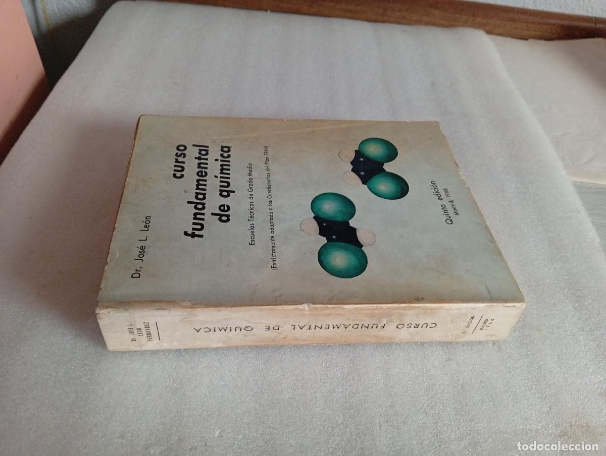 Libros de segunda mano de ciencias: CURSO FUNDAMENTAL DE QU&Iacute;MICA - Jos&eacute; Ib&aacute;&ntilde;ez Le&oacute;n - Foto 2