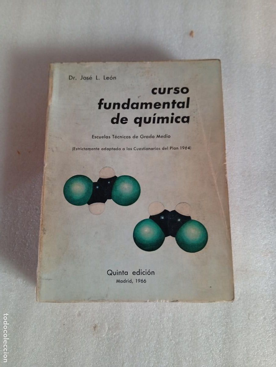 Libros de segunda mano de Ciencias: CURSO FUNDAMENTAL DE QU&Iacute;MICA - Jos&eacute; Ib&aacute;&ntilde;ez Le&oacute;n
