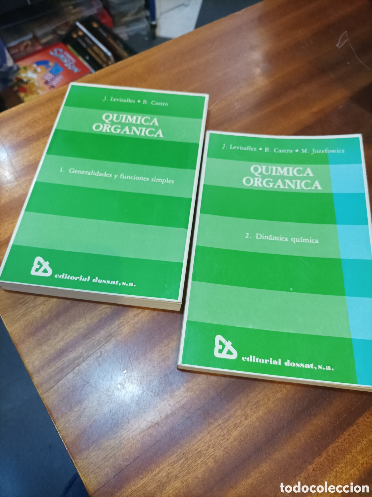 Libros de segunda mano de Ciencias: QU&Iacute;MICA ORG&Aacute;NICA:; 1 GENERALIDADES Y FUNCIONES SIMPLES . 2 DIN&Aacute;MICA QU&Iacute;MICA.J.LEVISALLES/B.CASTRO
