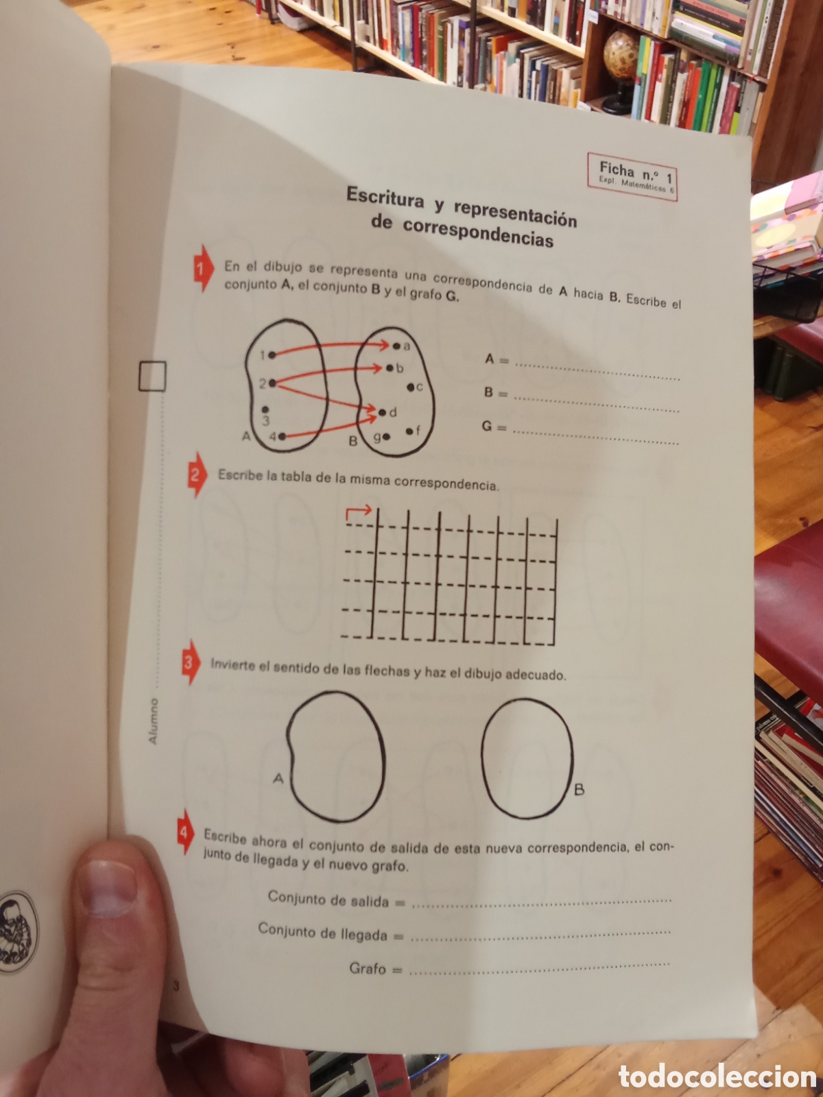 Libros de segunda mano de ciencias: Explorando las matem&aacute;ticas 6 Editorial Magisterio Espa&ntilde;ol EGB 1972 - Foto 4