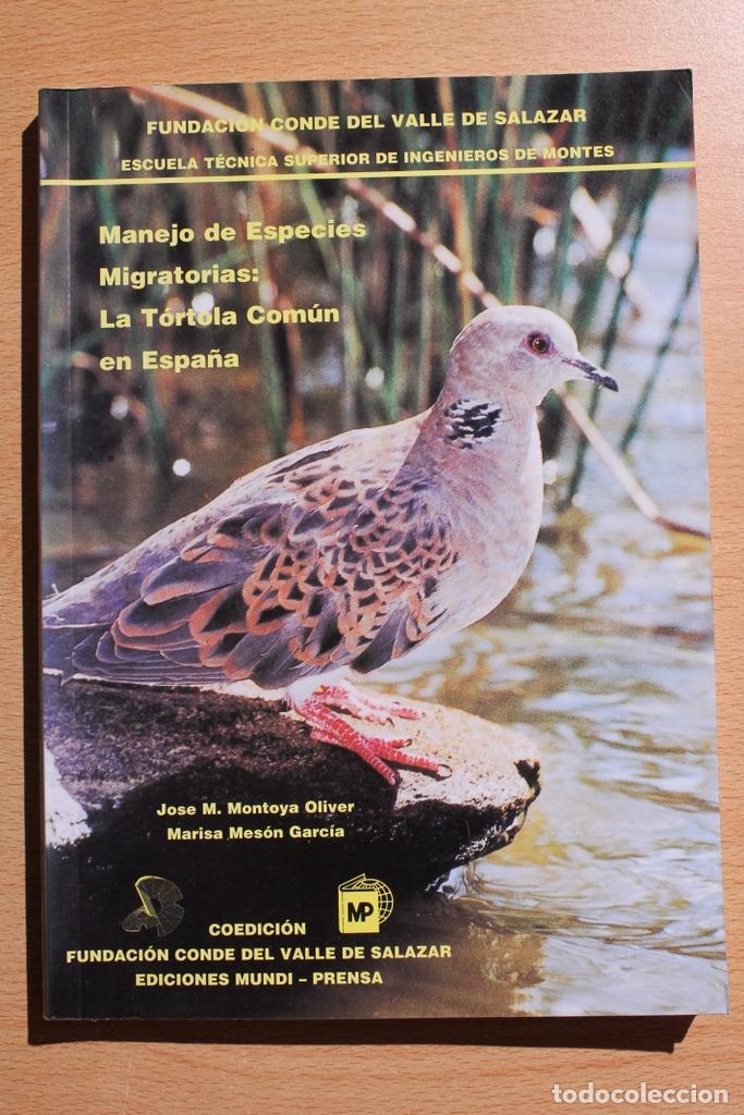 Libros de segunda mano: Manejo de especies migratorias: la t&oacute;rtola com&uacute;n en Espa&ntilde;a. Jos&eacute; M. Montoya Oliver. Marisa Mes&oacute;n G.