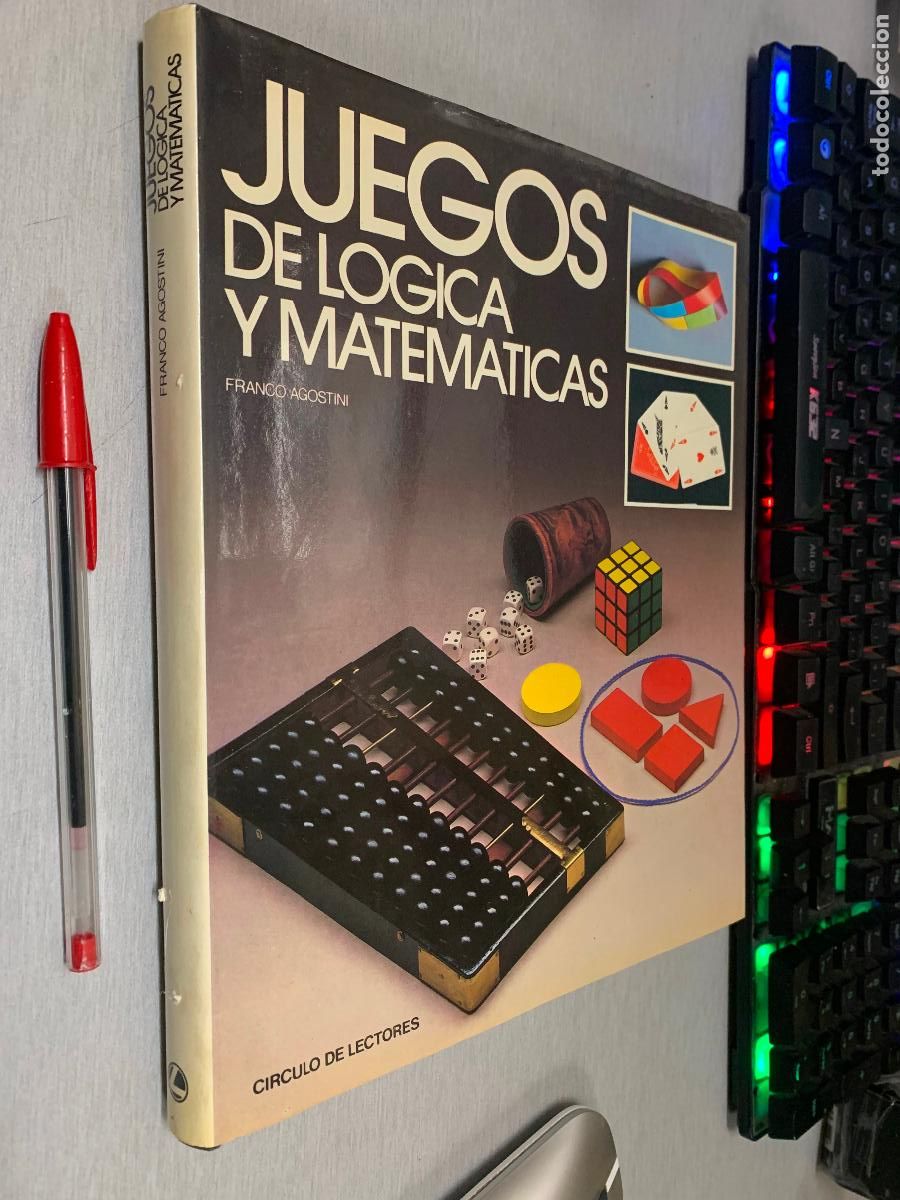 Libros de segunda mano de Ciencias: JUEGOS DE L&Oacute;GICA Y MATEM&Aacute;TICAS / FRANCO AGOSTINI / C&Iacute;RCULO DE LECTORES