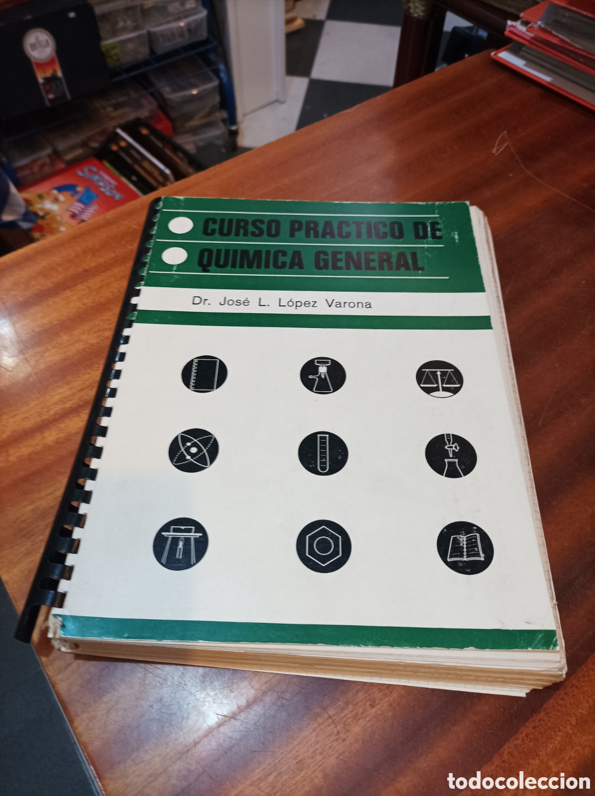 Libros de segunda mano de ciencias: CURSO PR&Aacute;CTICO DE QU&Iacute;MICA GENERAL.JOSE L. L&Oacute;PEZ VARONA. - Foto 1