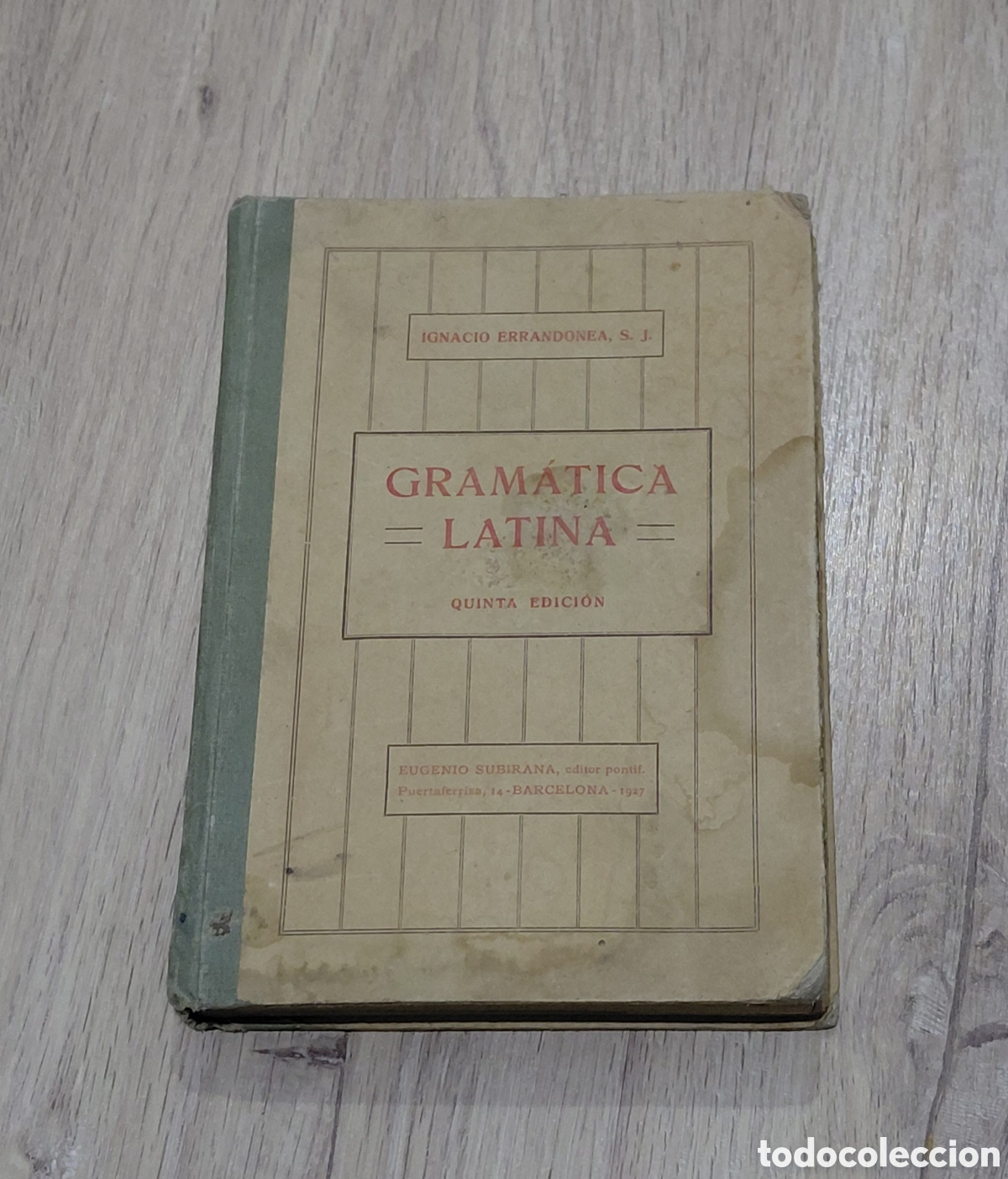 Libros de segunda mano de Ciencias: Gramatica Latina quinta edicion