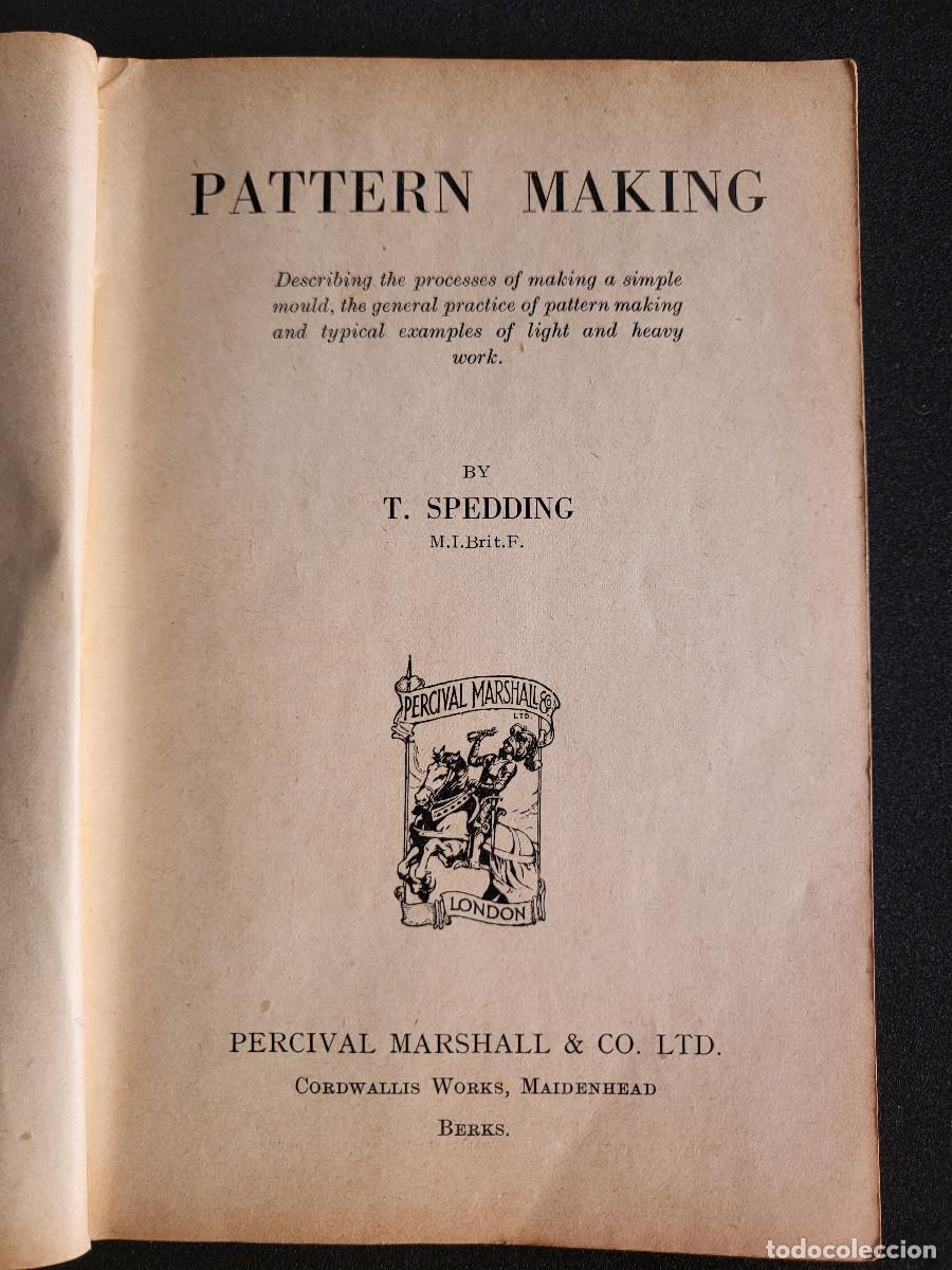 Libros de segunda mano de ciencias: Libro T&eacute;cnico Vintage: Pattern Making - T. Spedding (Percival Marshall, c. 1950) - Foto 4