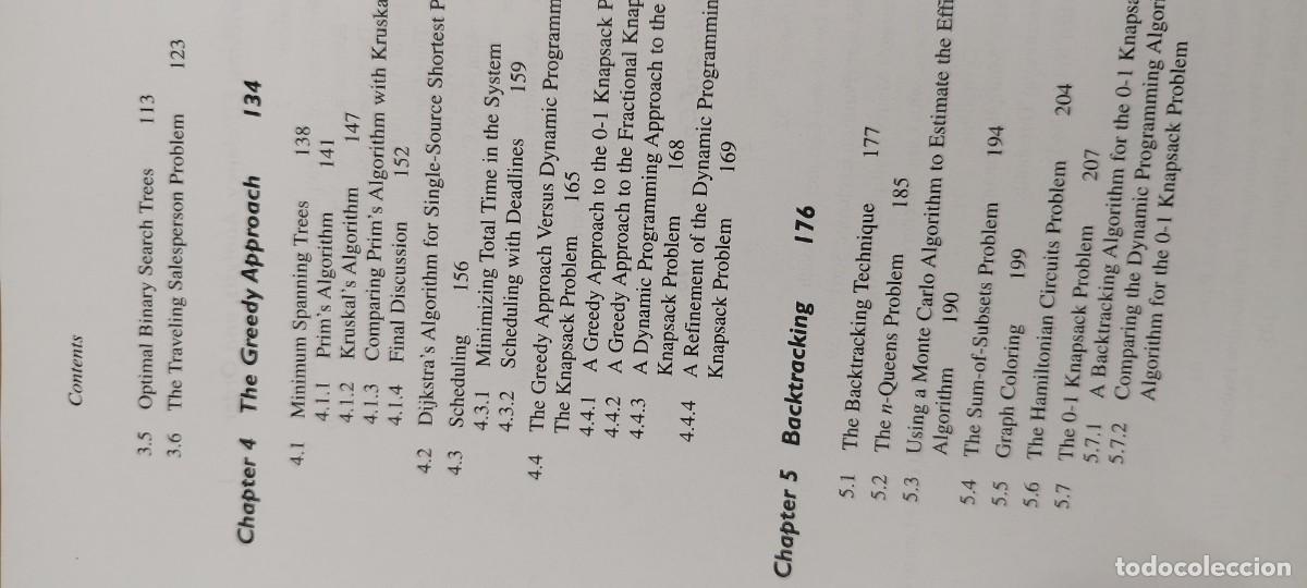 Libros de segunda mano de ciencias: FOUNDATIONS OF ALGORITHMS USING C + + PSEUDOCODE / EN INGLES / FUNDAMENTOS DE ALGORITMOS UTILIZANDO - Foto 9