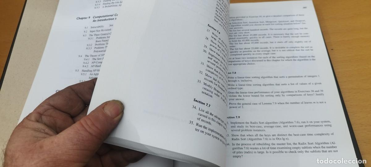 Libros de segunda mano de ciencias: FOUNDATIONS OF ALGORITHMS USING C + + PSEUDOCODE / EN INGLES / FUNDAMENTOS DE ALGORITMOS UTILIZANDO - Foto 14