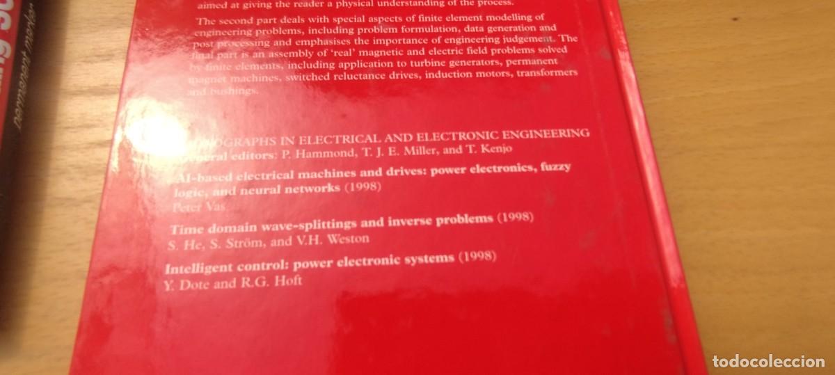 Libros de segunda mano de ciencias: FINITE ELEMENT METHODS IN ELECTRICAL POWER ENGINEERING / EN INGLES / M&Eacute;TODOS DE ELEMENTOS FINITOS EN - Foto 5