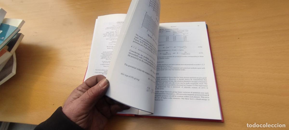 Libros de segunda mano de ciencias: FINITE ELEMENT METHODS IN ELECTRICAL POWER ENGINEERING / EN INGLES / M&Eacute;TODOS DE ELEMENTOS FINITOS EN - Foto 11