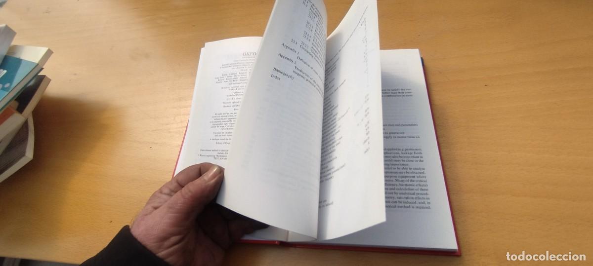 Libros de segunda mano de ciencias: FINITE ELEMENT METHODS IN ELECTRICAL POWER ENGINEERING / EN INGLES / M&Eacute;TODOS DE ELEMENTOS FINITOS EN - Foto 14