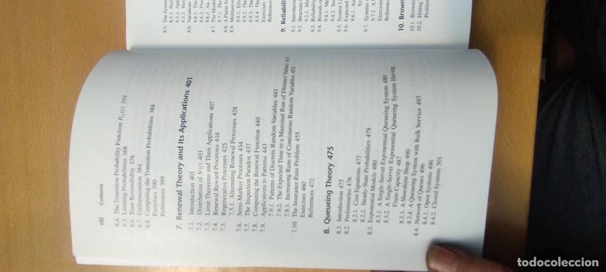 Libros de segunda mano de ciencias: INTRODUCTION TO PROBABILITY MODELS / EN INGLES / INTRODUCCI&Oacute;N A LOS MODELOS DE PROBABILIDAD / KARA0 - Foto 11