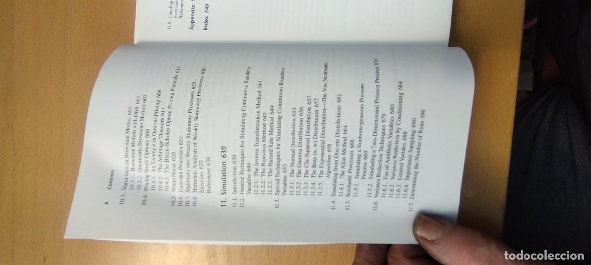 Libros de segunda mano de ciencias: INTRODUCTION TO PROBABILITY MODELS / EN INGLES / INTRODUCCI&Oacute;N A LOS MODELOS DE PROBABILIDAD / KARA0 - Foto 13