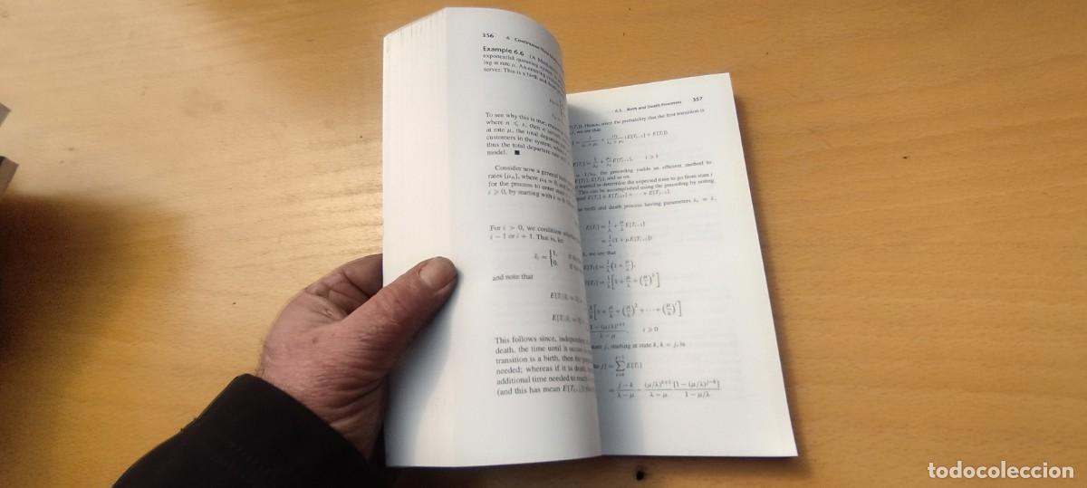 Libros de segunda mano de ciencias: INTRODUCTION TO PROBABILITY MODELS / EN INGLES / INTRODUCCI&Oacute;N A LOS MODELOS DE PROBABILIDAD / KARA0 - Foto 15