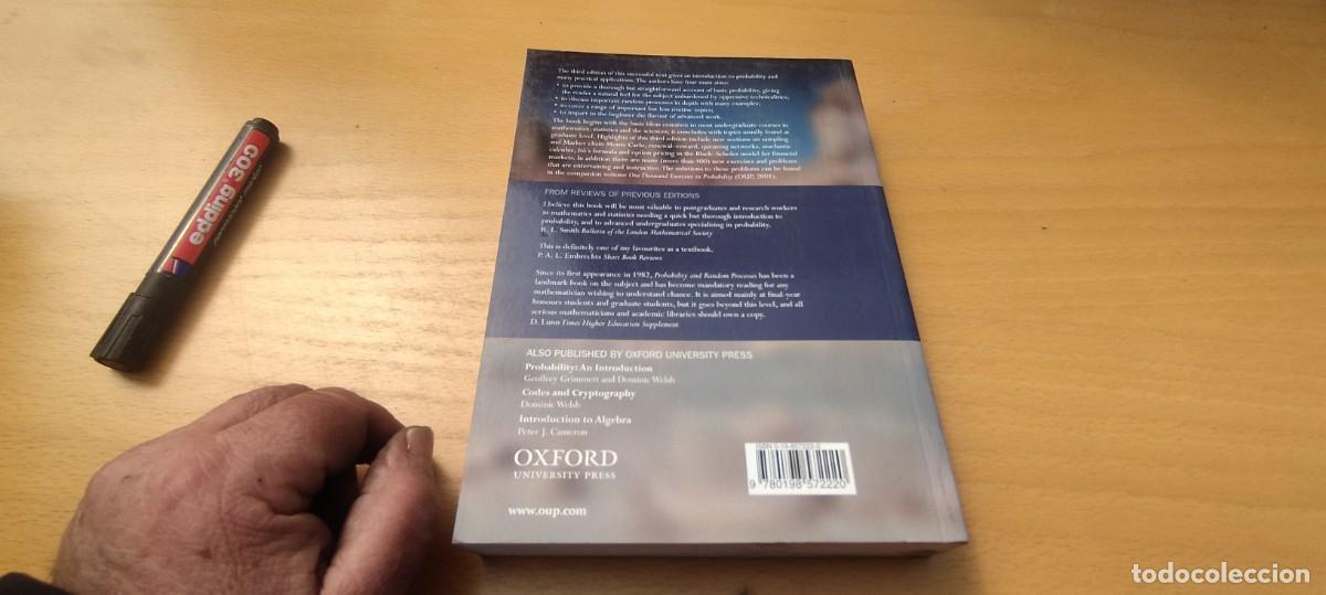 Libros de segunda mano de ciencias: PROBABILITY AND RANDON PROCESSES / EN INGLES / PROBABILIDAD Y PROCESOS ALEATORIOS / KARA02/EN INGLES - Foto 3