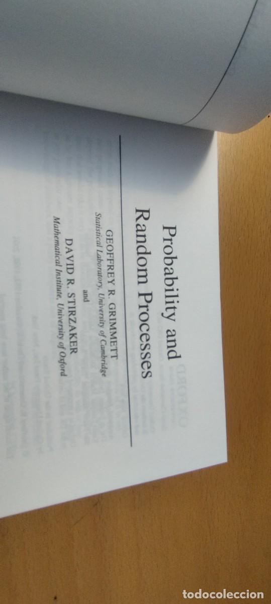 Libros de segunda mano de ciencias: PROBABILITY AND RANDON PROCESSES / EN INGLES / PROBABILIDAD Y PROCESOS ALEATORIOS / KARA02/EN INGLES - Foto 6
