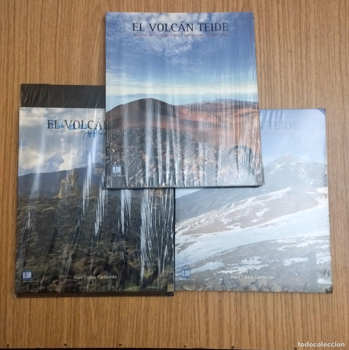 Libros de segunda mano: Colecci&oacute;n EL VOLC&Aacute;N TEIDE (tres vol&uacute;menes) | JUAN CARLOS CARRACEDO | EL D&Iacute;A | Tenerife / Canarias