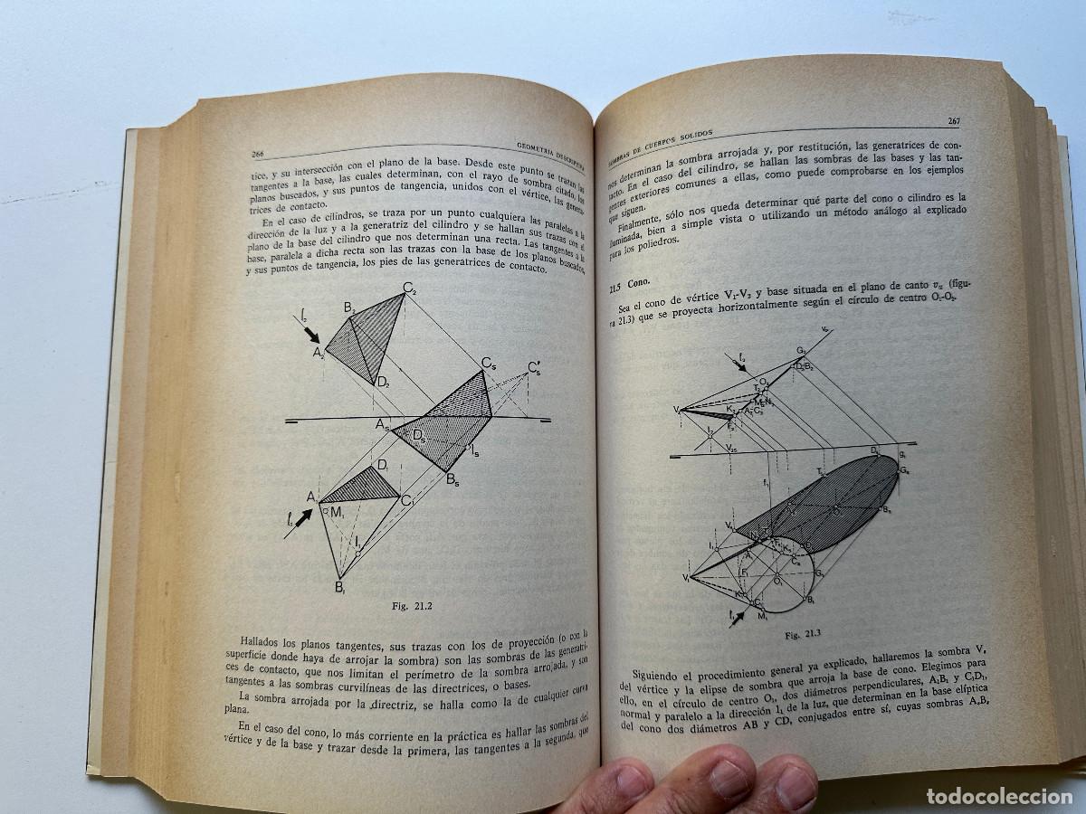 Libros de segunda mano de ciencias: GEOMETR&Iacute;A DESCRIPTIVA E. Izquierdo Asensi - Foto 6